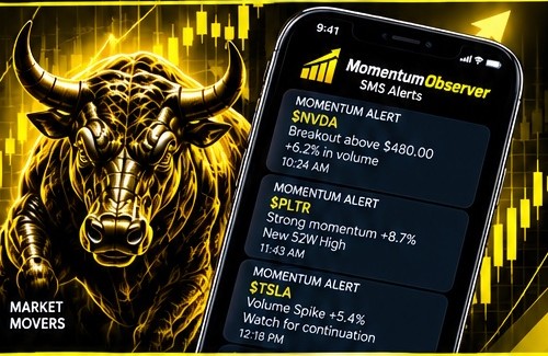 MomentumObserver stock alerts hero artwork